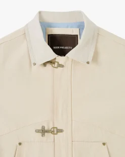 Nude Project Heavy Canvas Trucker Jacket Offwhite Fashion