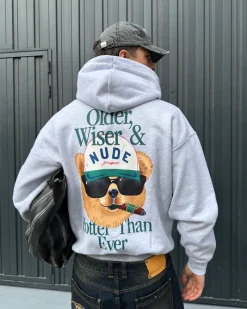 Nude Project Hot Hoodie Grey Melange Best