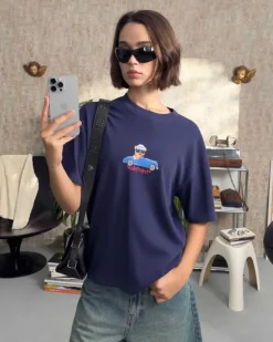 Nude Project Hot Tee Navy Discount