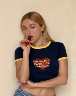 Nude Project Hot Top Navy Best