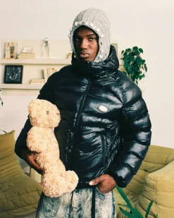 Nude Project Iconic Puffer Jacket Black Outlet