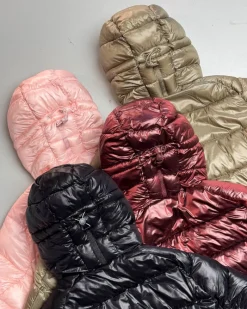 Nude Project Iconic Puffer Jacket Burgundy Outlet