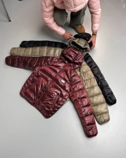 Nude Project Iconic Puffer Jacket Burgundy Outlet