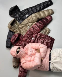 Nude Project Iconic Puffer Jacket Burgundy Outlet