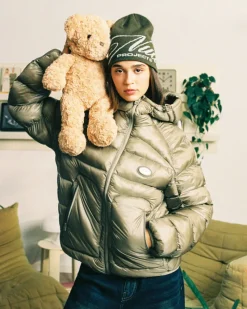 Nude Project Iconic Puffer Jacket Olive Green Fashion