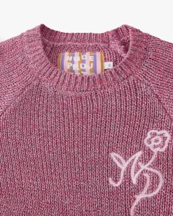 Nude Project Jonion Knit Sweater Pink Melange New