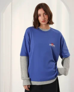 Nude Project Juicy Cherry Tee Blue Fashion