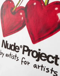 Nude Project Juicy Cherry Tee White Discount