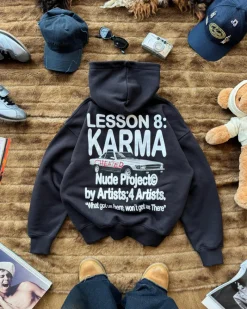 Nude Project Karma Hoodie Ash Sale