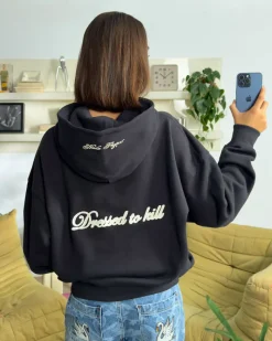 Nude Project Kill Bill Zip-Up Hoodie Ash Sale