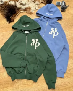 Nude Project Kill Bill Zip-Up Hoodie Blue Lilac Clearance