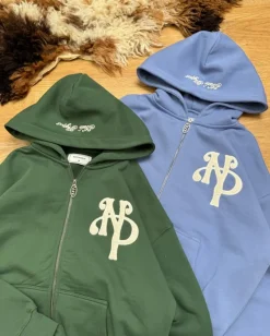 Nude Project Kill Bill Zip-Up Hoodie Blue Lilac Clearance