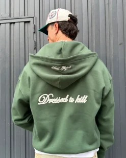 Nude Project Kill Bill Zip-Up Hoodie Green Online