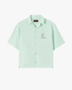 Nude Project Kimchi Resort Shirt Aqua Green Outlet