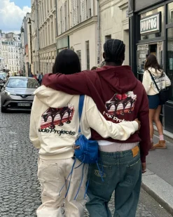 Nude Project La Tarte Hoodie Burgundy Clearance