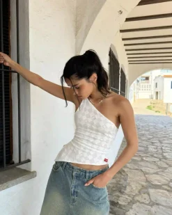 Nude Project Laca Top White Clearance