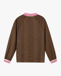 Nude Project Lace Football Polo Brown Discount