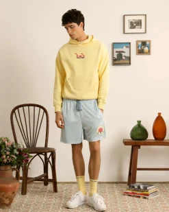 Nude Project Lace Football Short Baby Blue Sale