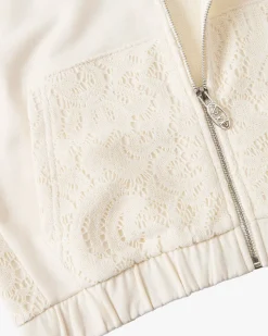 Nude Project Lace Zip-Up Hoodie Sale