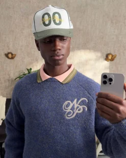 Nude Project Le Marais Knit Sweater  Navy Outlet