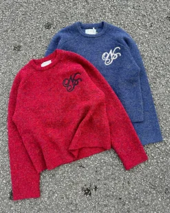 Nude Project Le Marais Knit Sweater  Navy Outlet