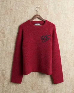 Nude Project Le Marais Knit Sweater Red Clearance