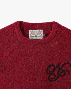Nude Project Le Marais Knit Sweater Red Clearance