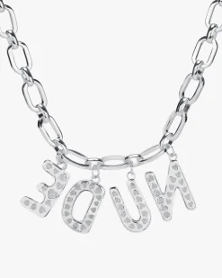 Nude Project Letter Chain Silver Clearance