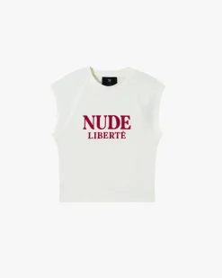 Nude Project Liberté Top White Best