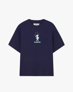 Nude Project Lil'Rebel Tee Navy New