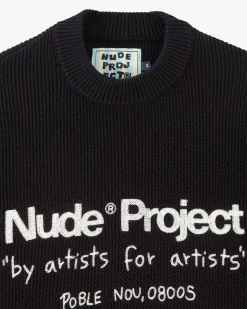 Nude Project Liqueza Knit Black Discount