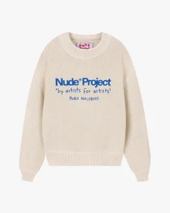 Nude Project Liqueza Knit Ecru Clearance