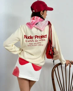 Nude Project Liqueza Knit Marshmallow Clearance