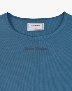 Nude Project Liquid Longsleeve Tee Windward Blue Online