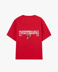 Nude Project Locally Hated Cherry Tee Red Hot