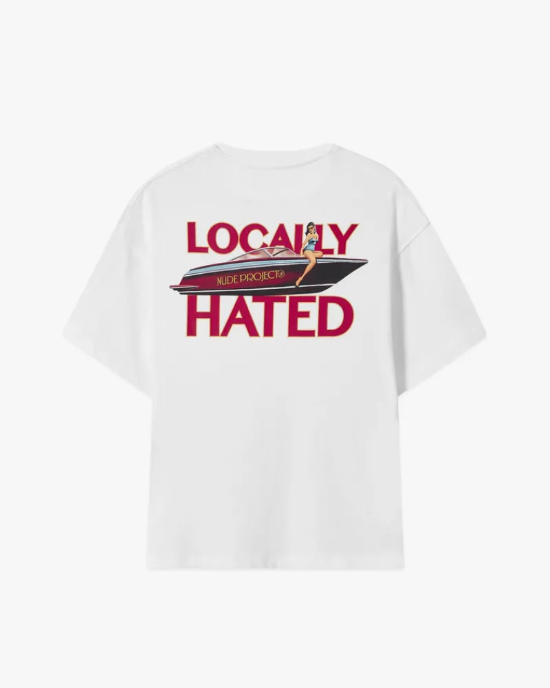 Nude Project Locally Hated Tee White Hot