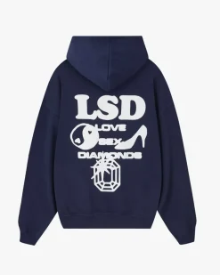 Nude Project Love SD Hood Washed Navy New