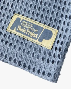 Nude Project Mesh Tee Blue Clearance