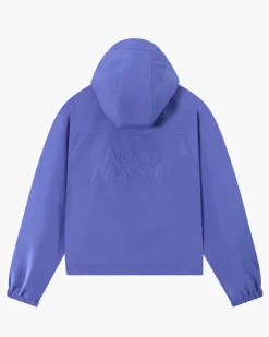 Nude Project Milestones Windbreaker Jacket Blue Discount