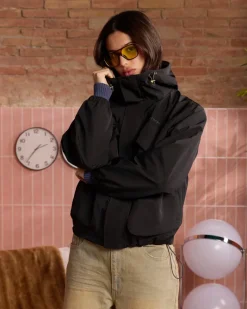 Nude Project Milestones Windbreaker Jacket Black Discount