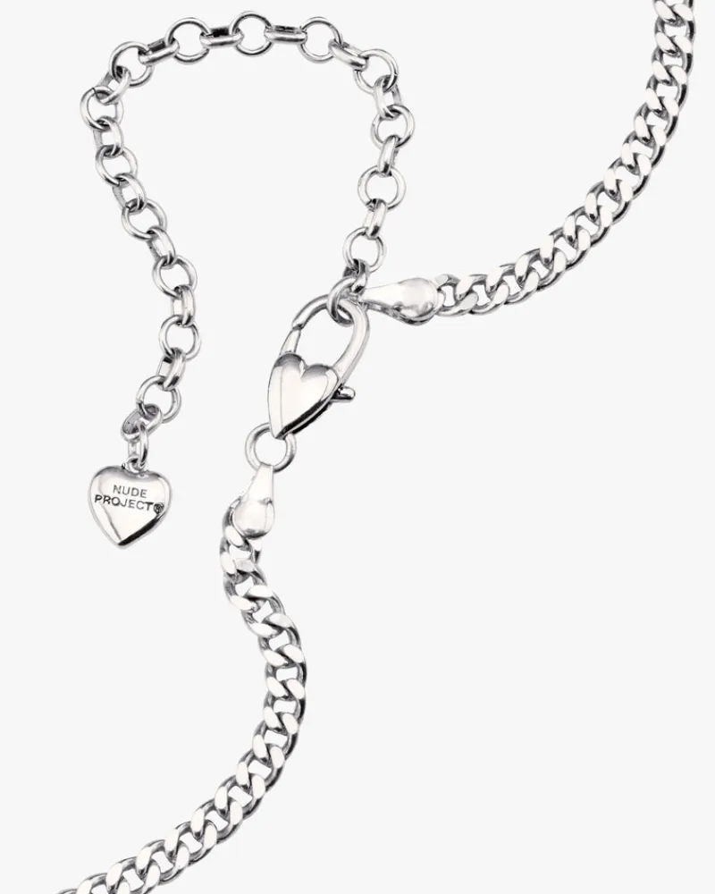 Nude Project Minicuban Necklace Silver Outlet