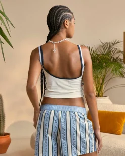 Nude Project Mojito Tank Top Ivory Hot