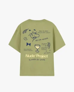 Nude Project Más Vino Tee Green Clearance