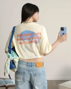 Nude Project Mushroom Tee Soft Yellow Hot