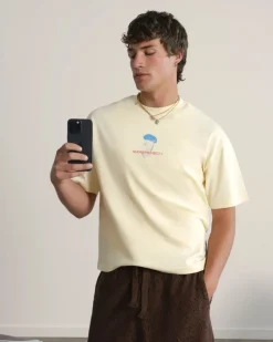 Nude Project Mushroom Tee Soft Yellow Hot