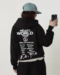 Nude Project Nude Tour Hoodie Black Discount