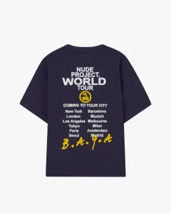 Nude Project Nude Tour Tee Navy Fashion