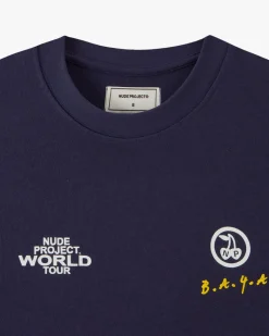 Nude Project Nude Tour Tee Navy Fashion