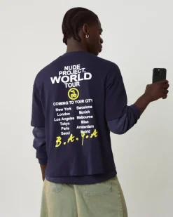Nude Project Nude Tour Tee Navy Fashion