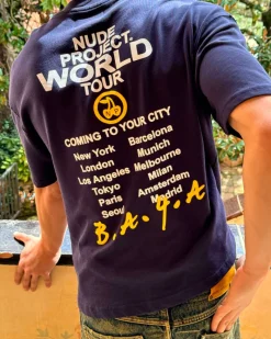 Nude Project Nude Tour Tee Navy Fashion